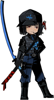 W Corp. L3 Cleanup Agent Ryōshū Idle Sprite.png